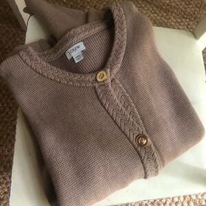 New: J Crew Cotton Lady Jacket Cardigan. Size XXL